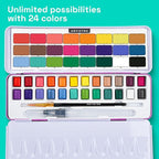 ARTISTRO 24 Color Watercolor Paint Set - Image 3