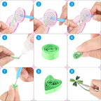 TUPARKA 19 Pcs Paper Quilling Kits 45 Colors 900 Strips Quilling Art Paper DIY - Image 7