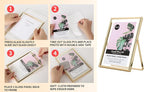 Gold 5x7" Floating Frame 2pack for Photo Sizesfor Adjustable Tabletop/Shelf - Image 9