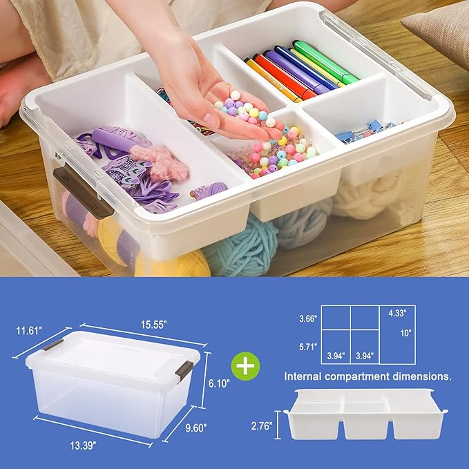 MACOPRO 17 QT Plastic Storage Box - Image 3