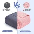 L'AGRATY Knitted Weighted Blanket - Image 2
