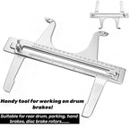 Tlence Steel Brake Resetting Gauge, Drum Brake Measuring Tool, Heavy Duty Dual - Image 5