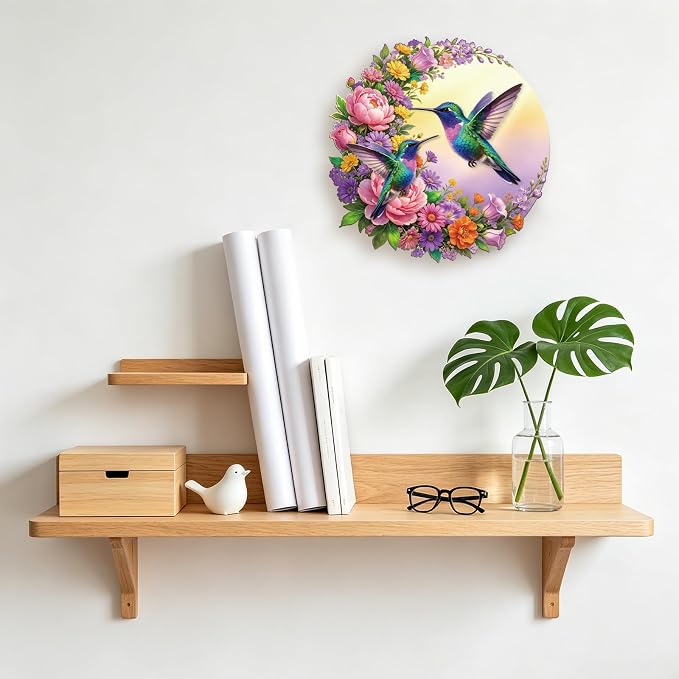 200pcs Wooden Puzzles for Adults Unique Animal Shaped Pieces Colorful Moon and - Image 7