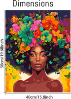 Clendo DIY African Woman Paint by Numbers - Image 2