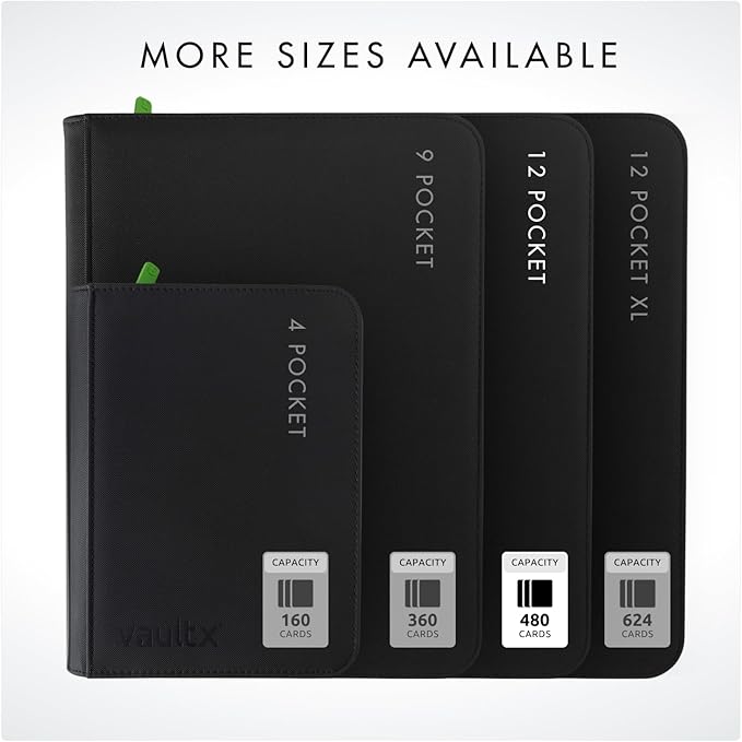 Vault X 12 Pocket Zip Trading Card Binder 480 Cards Exo-Tec | Holds 480 - Image 7