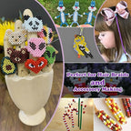 QPIXVB Pony Beads, Barrel Shaped, - Image 3