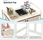 BECOMFORT 10-Drawer Rolling Cart - Image 6