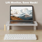 Desk Extender, 15-inch Clamp-On Desk Shelf, Height-Adjustable Desktop Shelf - Image 4