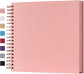 potricher 10 x 10 Inch DIY Scrapbook Photo Album 80 Pages Thick Kraft Blank by potricher