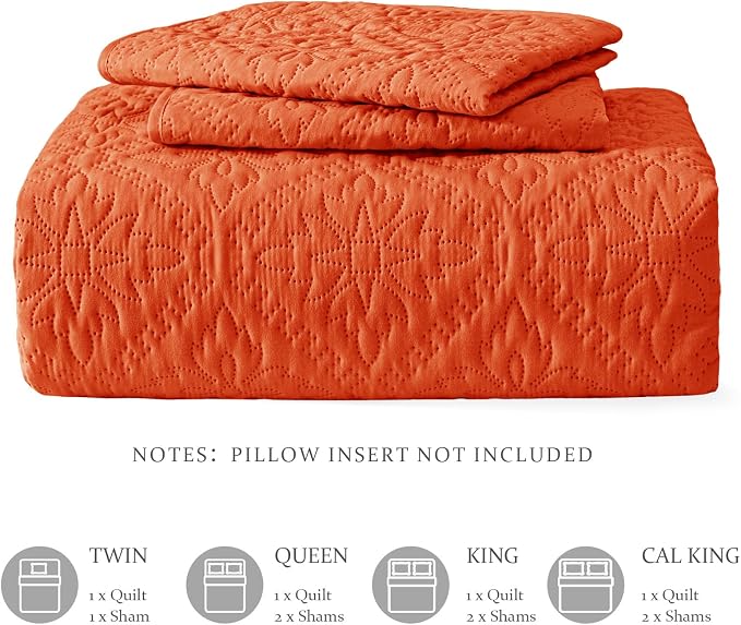 Exclusivo Mezcla Twin Quilt Bedding Set, Lightweight Soft Bedspreads Coverlets - Image 6