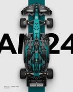 Nifeliz AM24 Formula 1 Racing Car Building Set, 1:8 Scale Collectible Set - Image 4