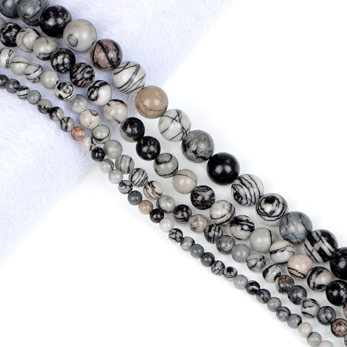 AD Beads Natural Gemstone Round Loose Beads 15" - Image 4