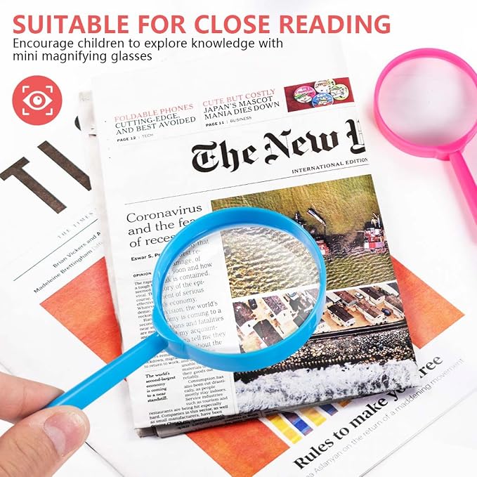 SenseYo 10 PCS Mini Magnifying Glass - Image 4