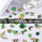 Bulk Gold Enamel Charms for Jewelry Making, Colorful Metal Charms Pendant for - Image 3