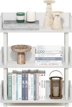 Furinno Turn-N-Tube 3-Tier Display Shelf, Storage Shelves, Book Shelf, Open - Image 5