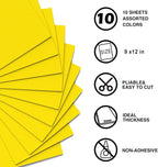 MEARCOOH Yellow Foam Sheets Crafts 9x12 Inch 2mm Eva Color Craft Foam Paper - Image 2