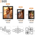upsimples 10 Pack Picture Frames Collage Wall Decor - Image 2