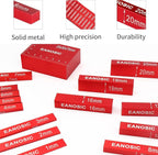 EANOSIC Metric Setup Blocks Height Gauge Set, Bars Include Laser Engraved Size - Image 2