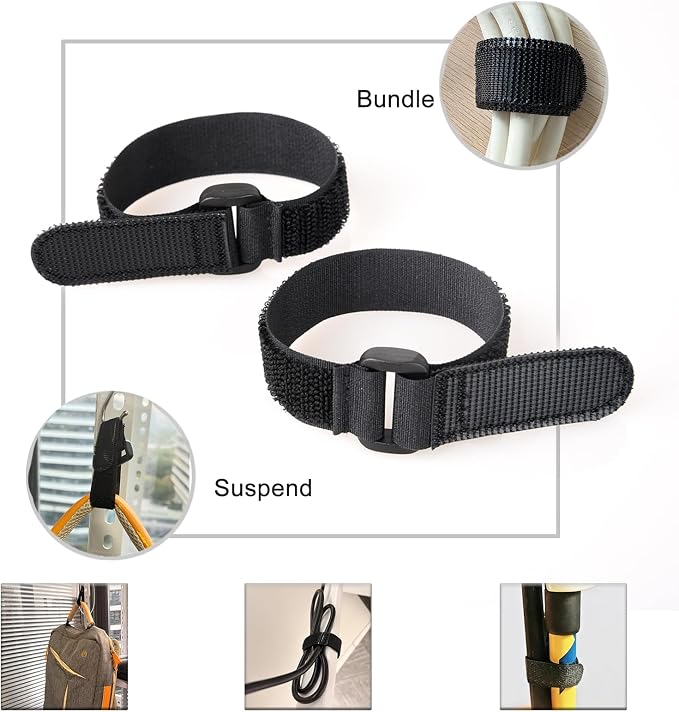 Patu Double Sided Hook and Loop Reversible Cinch Straps - Image 3