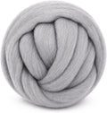 3.53oz Wool Roving: Needle Felting Wool White Roving Wool Felting Supplies Pure by Gipony