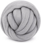 3.53oz Wool Roving: Needle Felting Wool White Roving Wool Felting Supplies Pure by Gipony