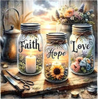 Stamped Cross Stitch Kits for Adults by DIYHomeDecor