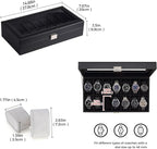 ProCase Watch Box Organizer, 14 Slot Watch Display Case - Image 5
