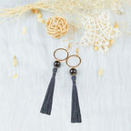 VAPKER 100 Pieces Dark Gray Color 13cm/5-Inch Silky Handmade Soft Tassels Floss - Image 8