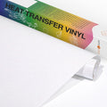HTVRONT White Glitter HTV Vinyl- 10” x 5ft White Glitter Iron On Vinyl | by HTVRONT