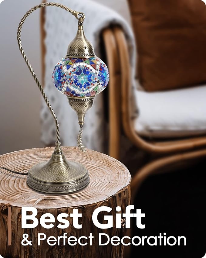 Yarra-Decor Turkish Moroccan Mosaic Table Lamp - Image 5