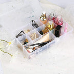 Umirokin 2 Pack 15 Grids Clear Plastic Organizer Box - Image 8