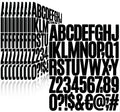 500 Pieces 10 Sheets Letter Stickers, Self Adhesive Vinyl Waterproof Mailbox by Llewyn