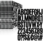 500 Pieces 10 Sheets Letter Stickers, Self Adhesive Vinyl Waterproof Mailbox by Llewyn