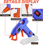 Mini Hot Glue Gun Kit：DEKOPRO 20Watt High Temp Glue Guns Tool - Image 2