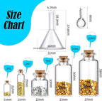 Geiserailie 45 Pcs Mini Glass Bottles - Image 2