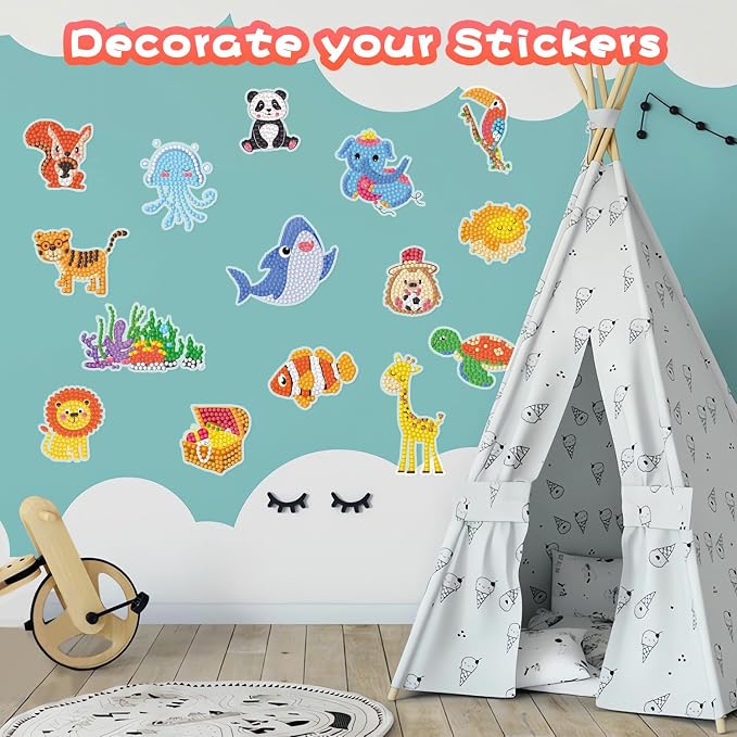 Labeol Diamond Art Kits for Kids Boys and Girls Ages 6-8-10-12 Easy to DIY - Image 5