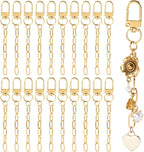 20pcs Gold Keychain Making Kit, Key Ring Swivel Snap Hook Chains, Extender by Unknown