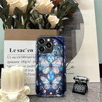ZHEGAILIAN Case for iPhone 16 Pro Max, Stained Glass Butterfly Aesthetic - Image 7