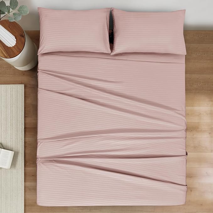 Mejoroom Striped Twin Sheet Set - Image 2