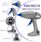 BLEDS Hot Glue Gun Full-Size, 80/120W Dual Temp, - Image 2