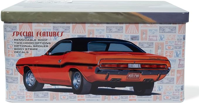 AMT 1970 Dodge Challenger USPS 1:25 Scale Model Kit - Image 4