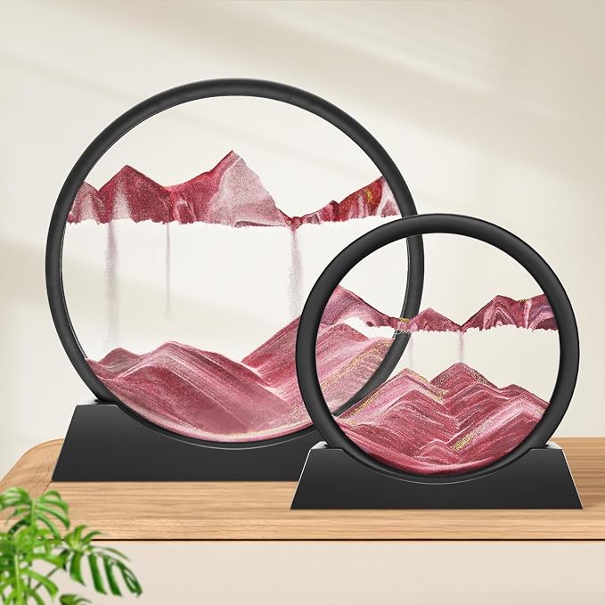 Wai Danie Moving Sand Art Picture Decor, 3D Deep Sea Sandscape Liquid Motion - Image 8