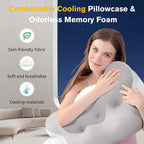 Cervical Neck Pillow, Pillows for Neck and Shoulder Pain, Contour Pillow - Image 6