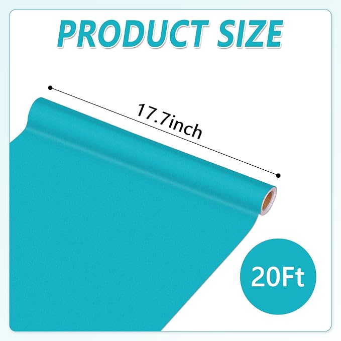 Qyeahkj 17.7in x 20ft Bulletin Board Paper Roll Bulletin Board Background Paper - Image 2