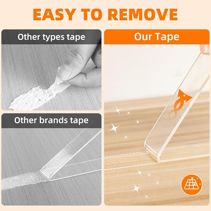 Deli Double Sided Tape Heavy Duty, Nano Tape, Double Sided Mounting Tape - Image 5