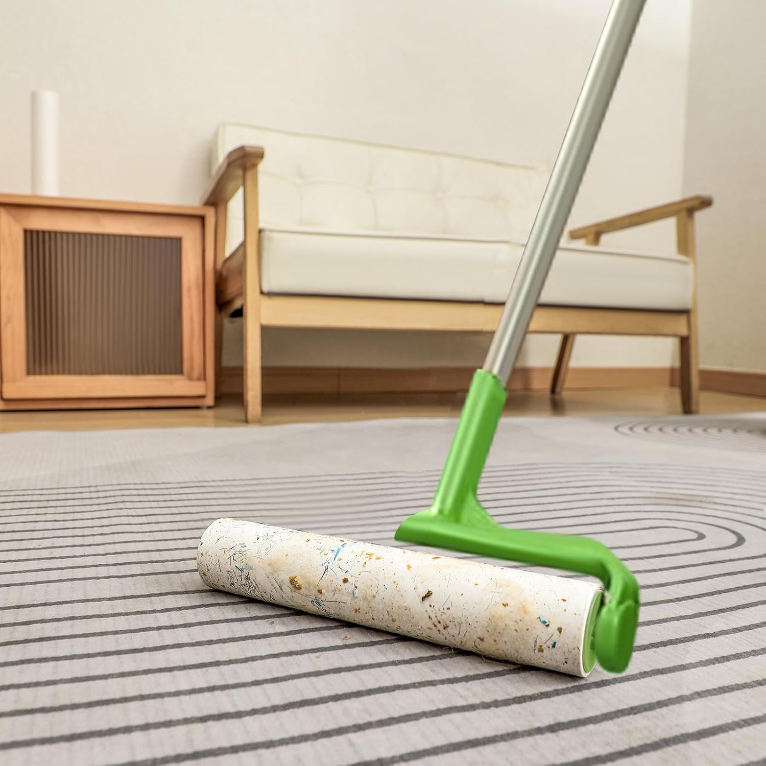 10 inch Mega Lint Roller Refills Compatible with Evercare Layers Smart Design Large Floor Lint Rollers Extreme Stick 10'' Wide Sticky Roller Refills 60 Sheets per Roll 5 Pack Total 300 Sheets