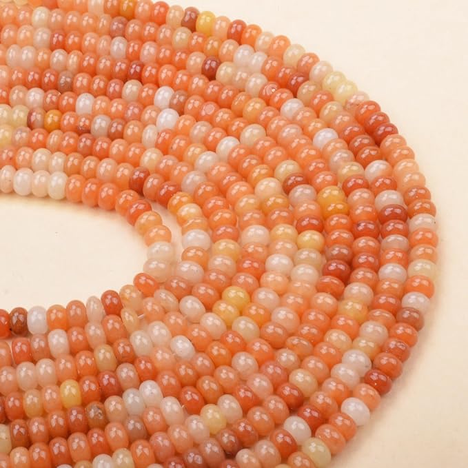 ICAI Beads 5x8mm Natural Rondelle Spacer Loose Beads - Image 4