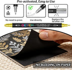 Betem 6 Gold&Silver Dual Tip Acrylic Paint Markers, Fabric Decorating Kits - Image 6