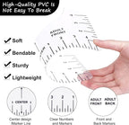 12pcs Tshirt Ruler Guide for Vinyl Alignment, T Shirt Measurement Accessories - Image 5
