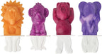 Tovolo Animal Popsicle Molds Zoo Crew Set of 4 Reusable Popsicle Molds by Tovolo